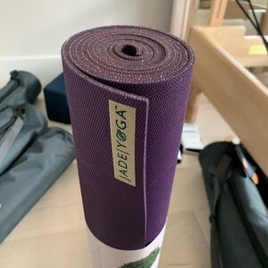 Unopened Jade Harmony Deep Purple Yoga Mat 74”